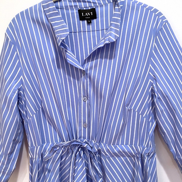 Lavi striped long dress - Picture 6 of 10